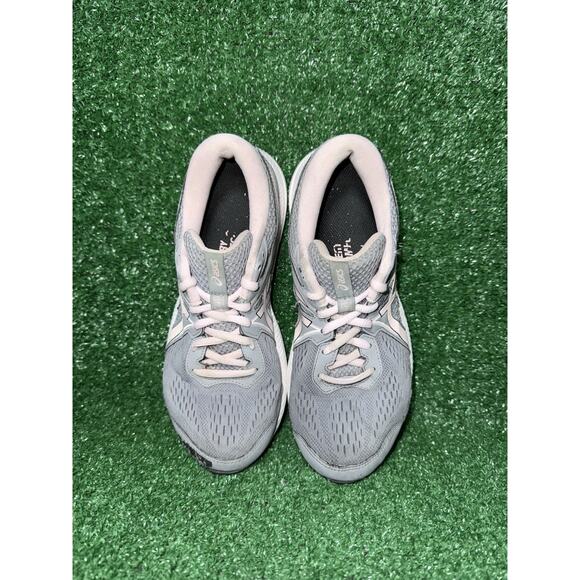 ASICS Gel Contend 7 Women Size 7.5 Wide Gray Pink Athletic Sneaker Running Shoe - Picture 8 of 10